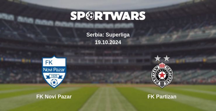 FK Novi Pazar — FK Partizan, where to watch online broadcast