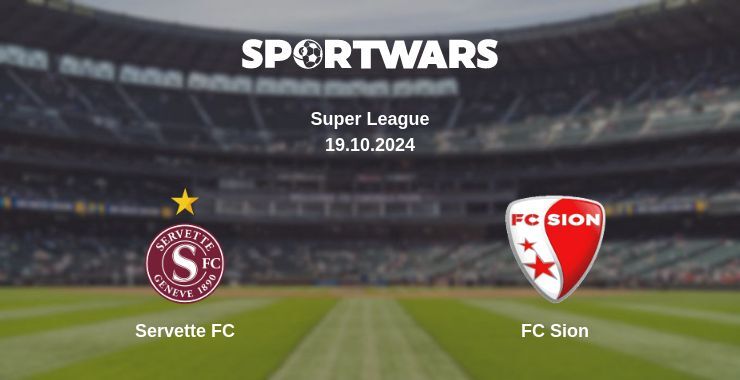 Servette FC — FC Sion watch online broadcast, 19.10.2024