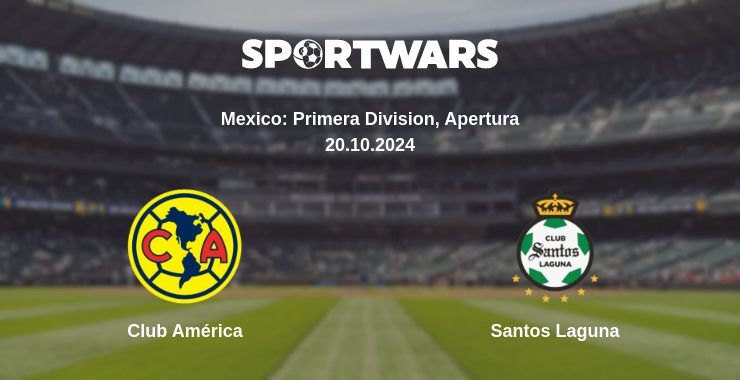 Result of the Club América — Santos Laguna match, 20.10.2024