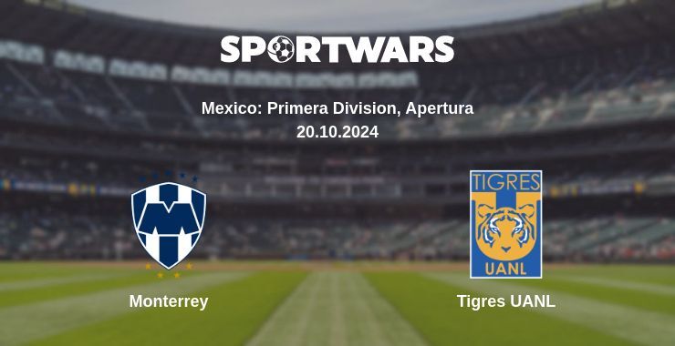 Result of the Monterrey — Tigres UANL match, 20.10.2024