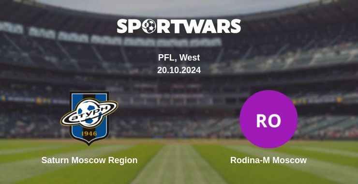 Result of the Saturn Moscow Region — Rodina-M Moscow match, 20.10.2024