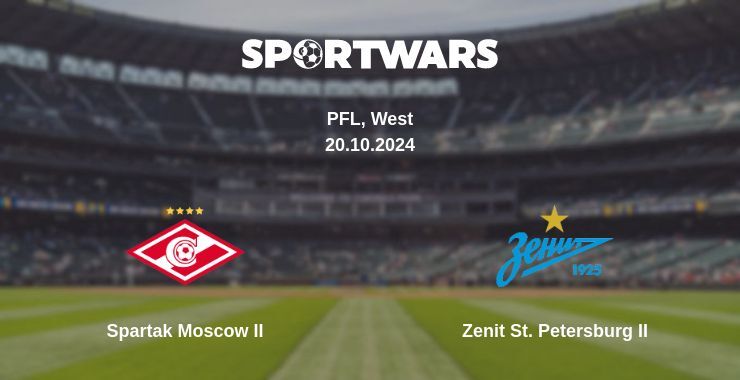 Result of the Spartak Moscow II — Zenit St. Petersburg II match, 20.10.2024