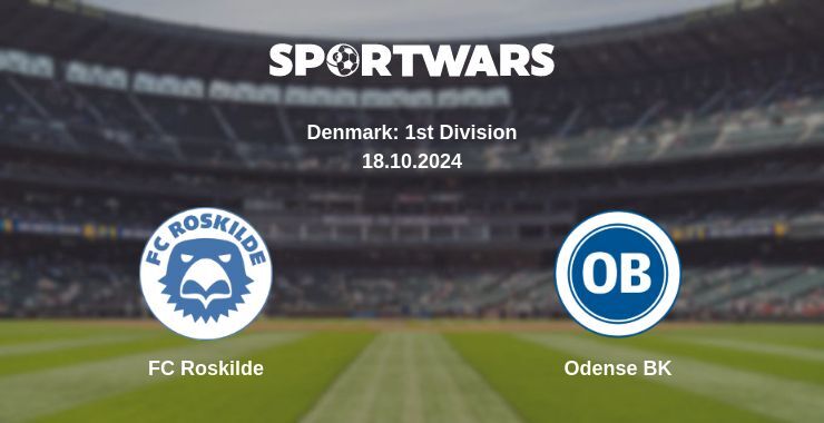 Result of the FC Roskilde — Odense BK match, 18.10.2024