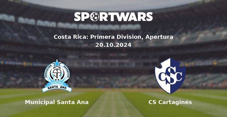 Municipal Santa Ana — CS Cartaginés watch online for free 20.10.2024