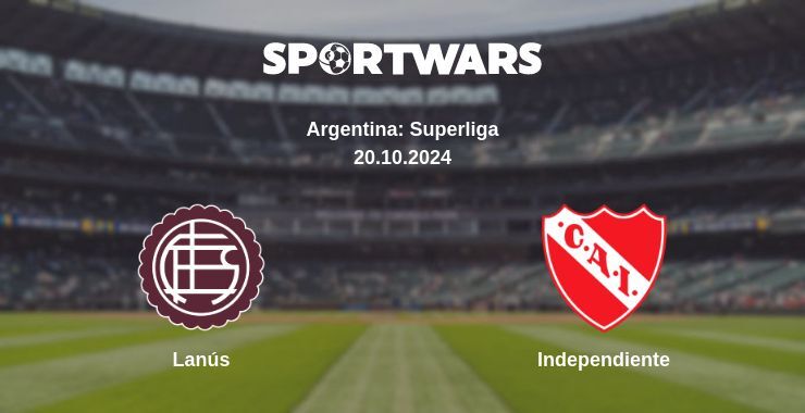 Lanús — Independiente watch online for free 20.10.2024