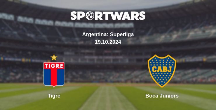 Tigre — Boca Juniors watch online for free 19.10.2024