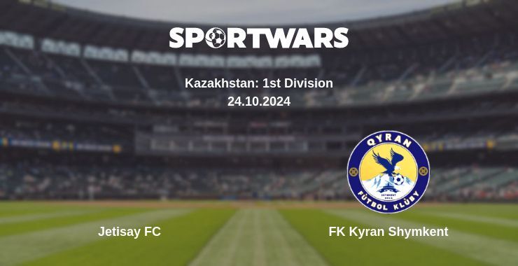 Jetisay FC — FK Kyran Shymkent watch online broadcast, 24.10.2024