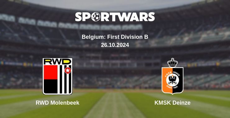 RWD Molenbeek — KMSK Deinze watch online for free 26.10.2024