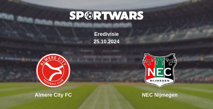 Almere City FC — NEC Nijmegen watch online for free 25.10.2024