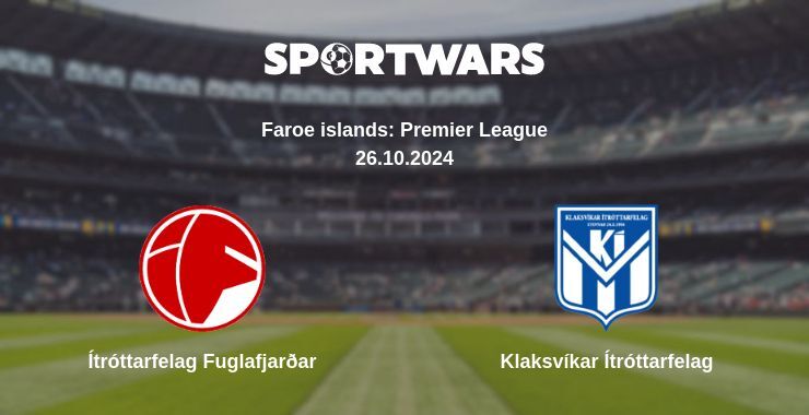 Result of the Ítróttarfelag Fuglafjarðar — Klaksvíkar Ítróttarfelag match, 26.10.2024