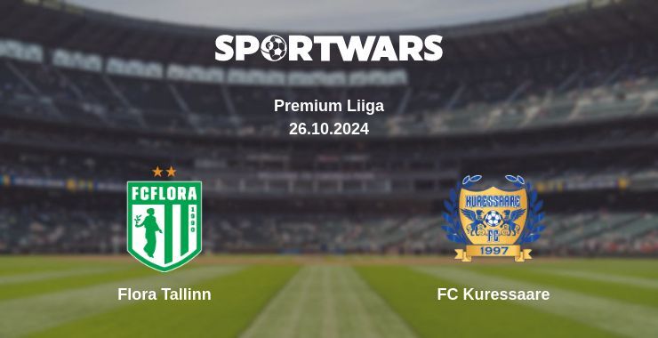 Result of the Flora Tallinn — FC Kuressaare match, 26.10.2024