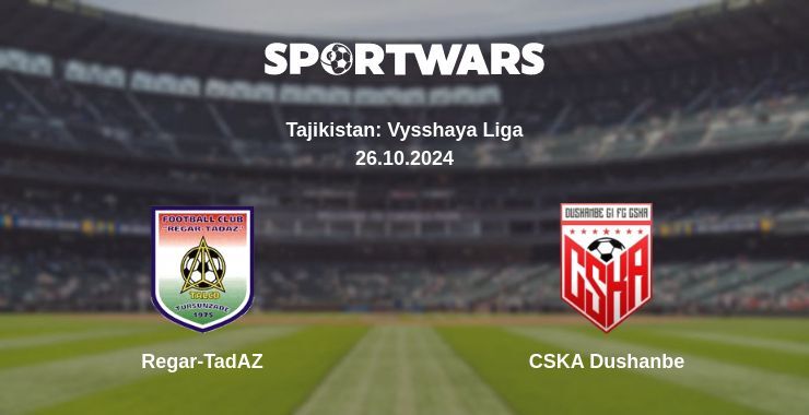 Result of the Regar-TadAZ — CSKA Dushanbe match, 26.10.2024