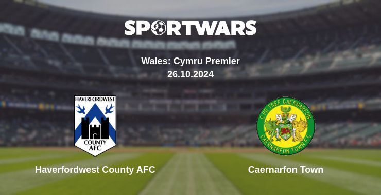 Result of the Haverfordwest County AFC — Caernarfon Town match, 26.10.2024