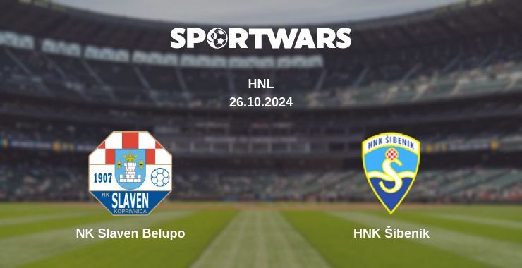 NK Slaven Belupo — HNK Šibenik watch online for free 25.10.2024