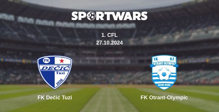 Result of the FK Dečić Tuzi — FK Otrant-Olympic match, 27.10.2024