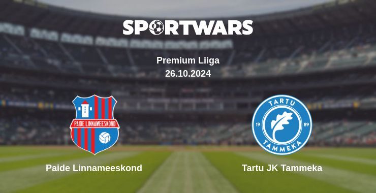 Result of the Paide Linnameeskond — Tartu JK Tammeka match, 26.10.2024