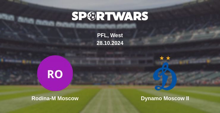 Result of the Rodina-M Moscow — Dynamo Moscow II match, 28.10.2024