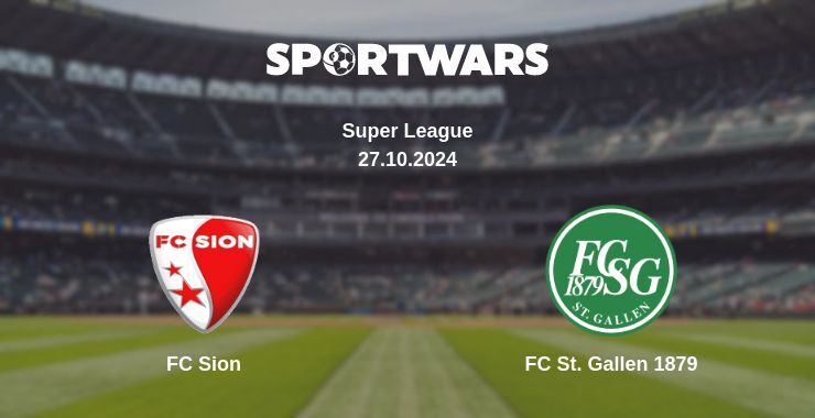 FC Sion — FC St. Gallen 1879 watch online for free 27.10.2024