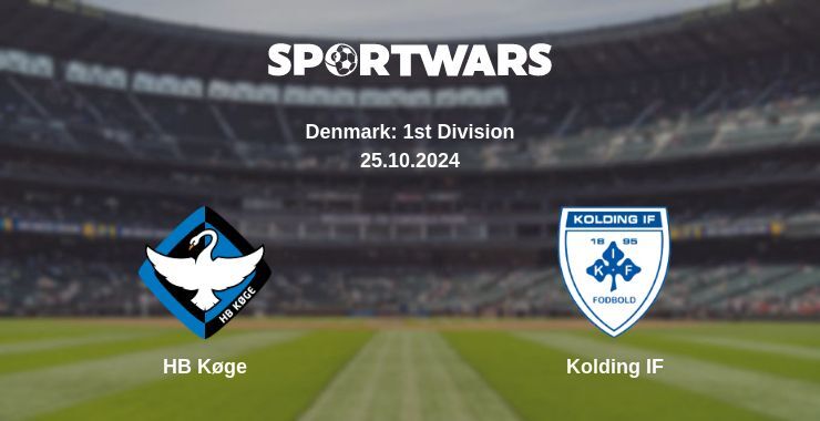 Result of the HB Køge — Kolding IF match, 25.10.2024