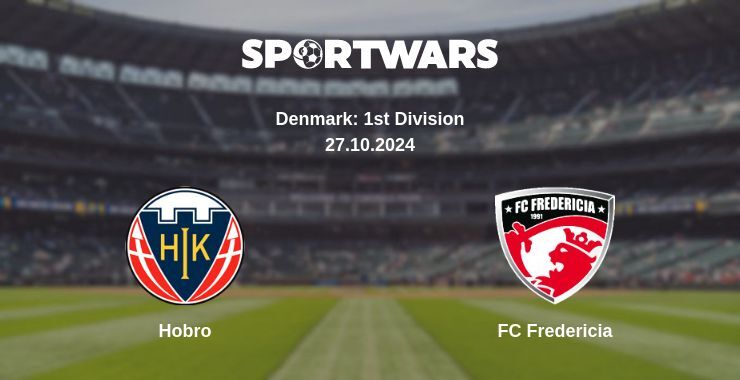 Result of the Hobro — FC Fredericia match, 27.10.2024