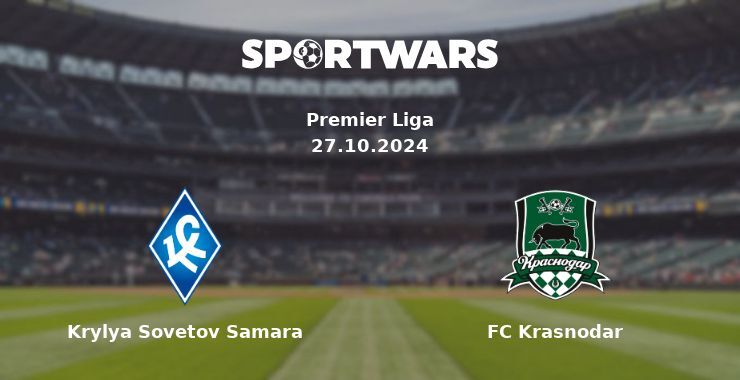 Krylya Sovetov Samara — FC Krasnodar watch online for free 28.10.2024