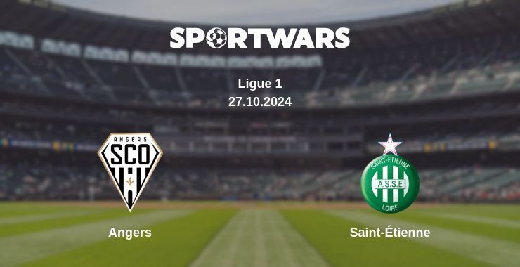 Angers — Saint-Étienne watch online for free 26.10.2024