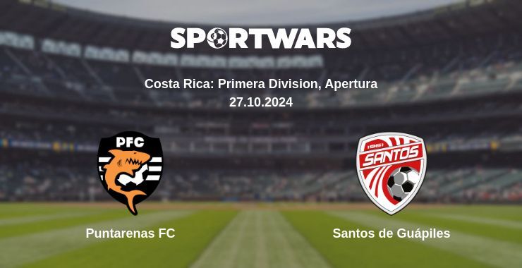 Puntarenas FC — Santos de Guápiles watch online for free 27.10.2024