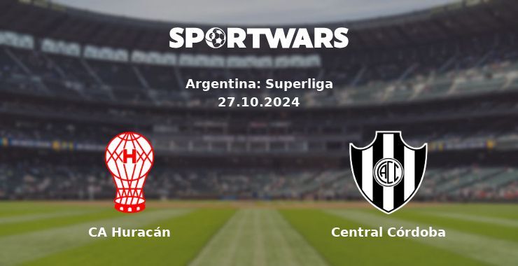 CA Huracán — Central Córdoba watch online for free 27.10.2024