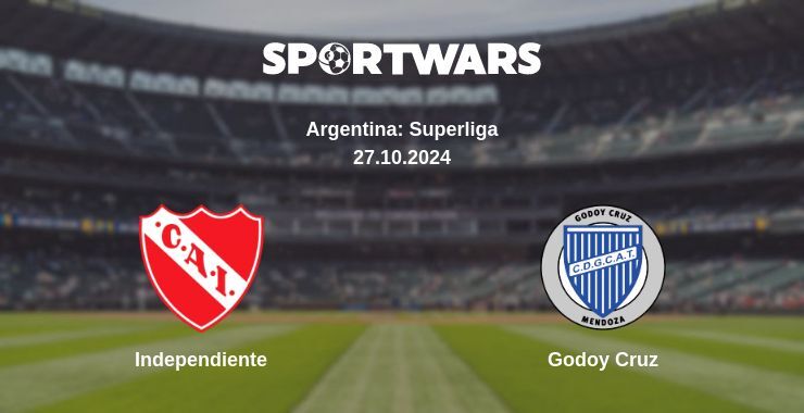 Independiente — Godoy Cruz watch online for free 27.10.2024