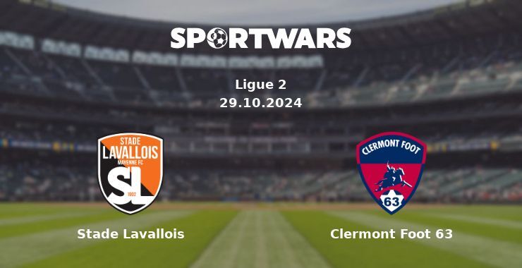 Stade Lavallois — Clermont Foot 63 watch online for free 29.10.2024