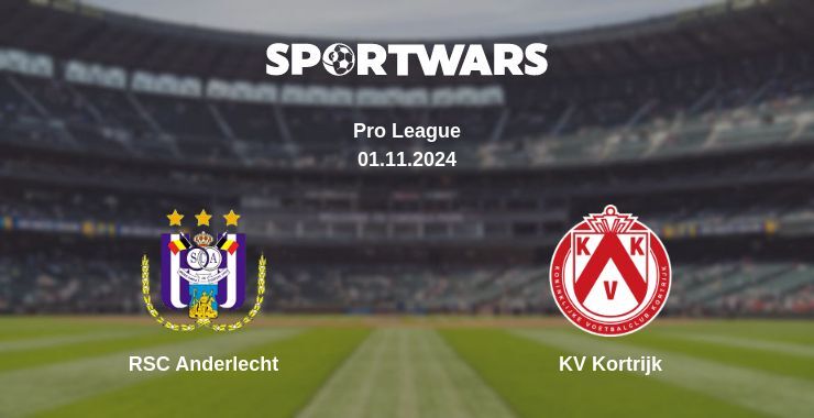 RSC Anderlecht — KV Kortrijk watch online for free 01.11.2024