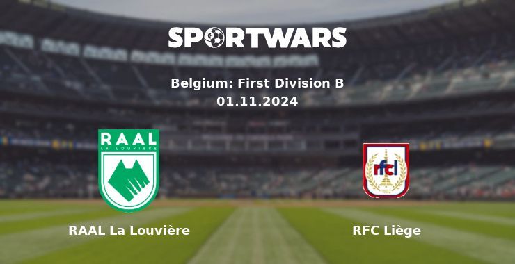 RAAL La Louvière — RFC Liège watch online for free 02.11.2024