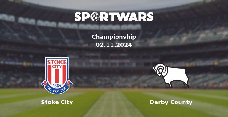 Stoke City — Derby County watch online for free 02.11.2024