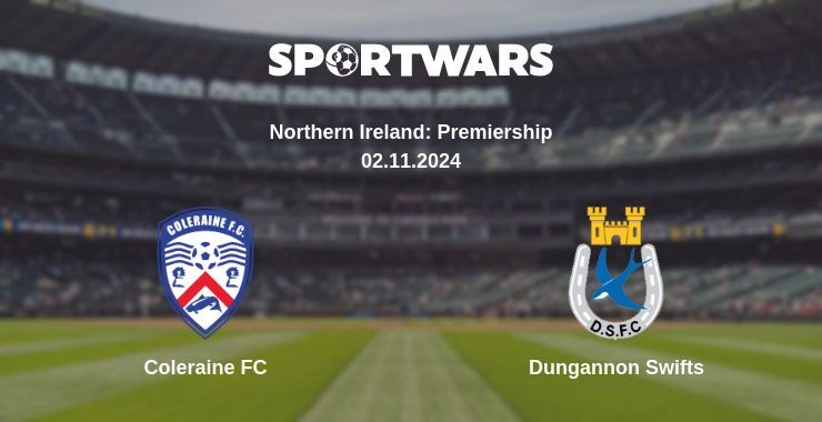 Coleraine FC — Dungannon Swifts watch online for free 02.11.2024