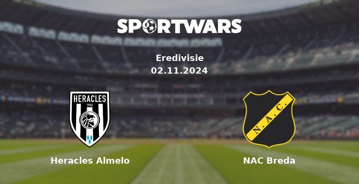 Heracles Almelo — NAC Breda watch online for free 02.11.2024