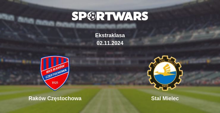 Raków Częstochowa — Stal Mielec watch online for free 02.11.2024