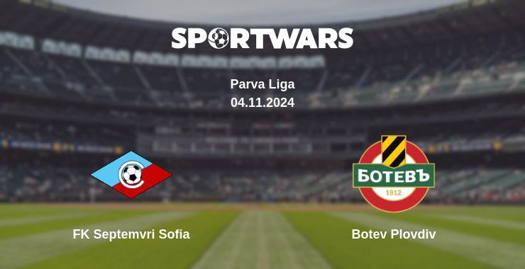 FK Septemvri Sofia — Botev Plovdiv watch online for free 04.11.2024