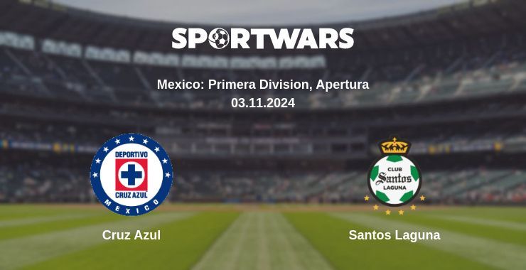 Cruz Azul — Santos Laguna watch online for free 03.11.2024