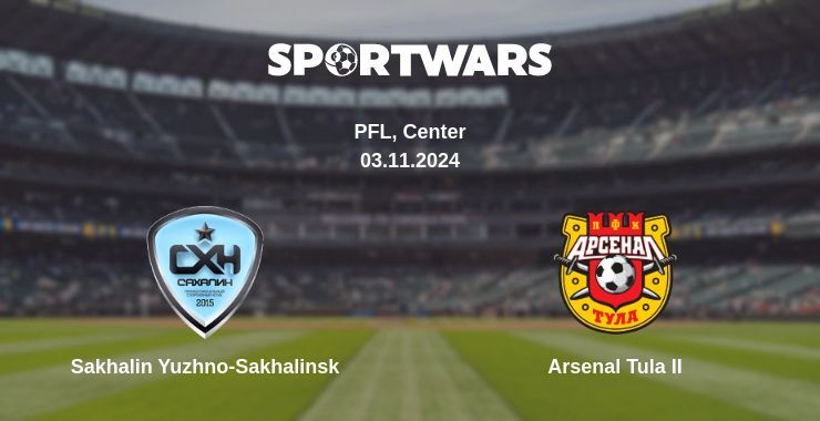 Sakhalin Yuzhno-Sakhalinsk — Arsenal Tula II watch online for free 03.11.2024