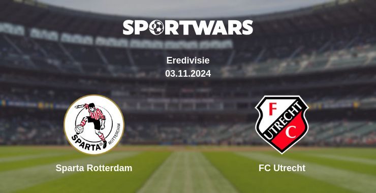 Sparta Rotterdam — FC Utrecht watch online for free 03.11.2024