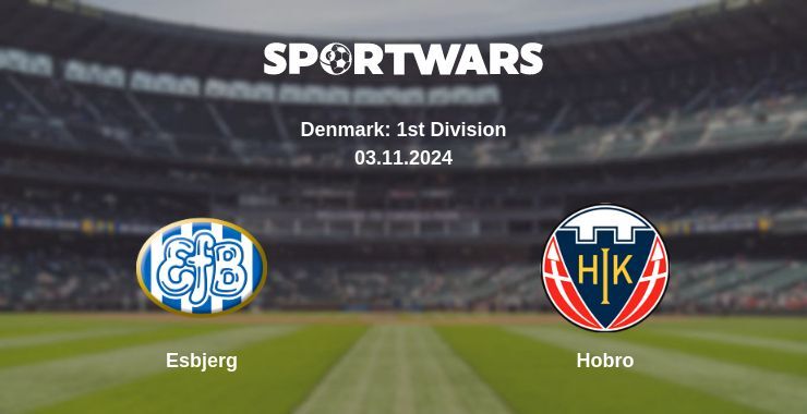 Result of the Esbjerg — Hobro match, 03.11.2024