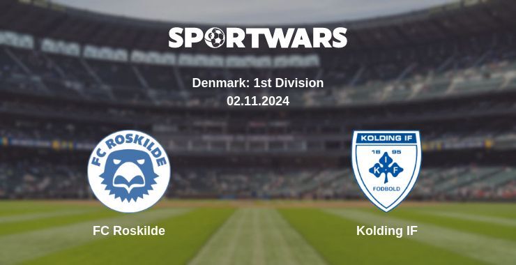 Result of the FC Roskilde — Kolding IF match, 02.11.2024