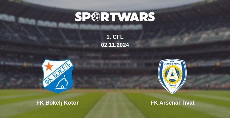 Result of the FK Bokelj Kotor — FK Arsenal Tivat match, 02.11.2024