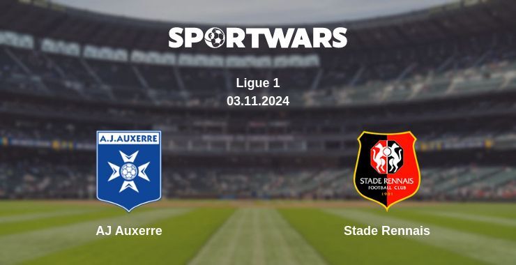 AJ Auxerre — Stade Rennais watch online for free 03.11.2024