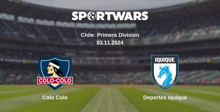 Result of the Colo Colo — Deportes Iquique match, 03.11.2024