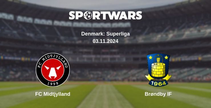 Result of the FC Midtjylland — Brøndby IF match, 03.11.2024