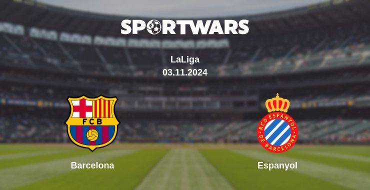 Barcelona — Espanyol watch online for free 03.11.2024