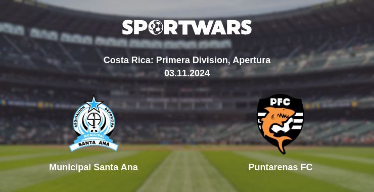 Result of the Municipal Santa Ana — Puntarenas FC match, 03.11.2024