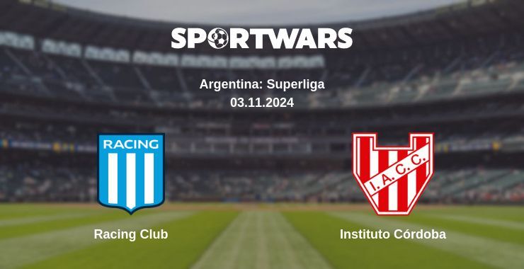 Racing Club — Instituto Córdoba watch online for free 03.11.2024