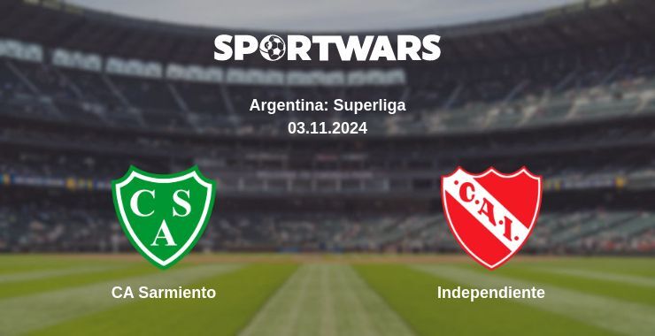 CA Sarmiento — Independiente watch online for free 03.11.2024